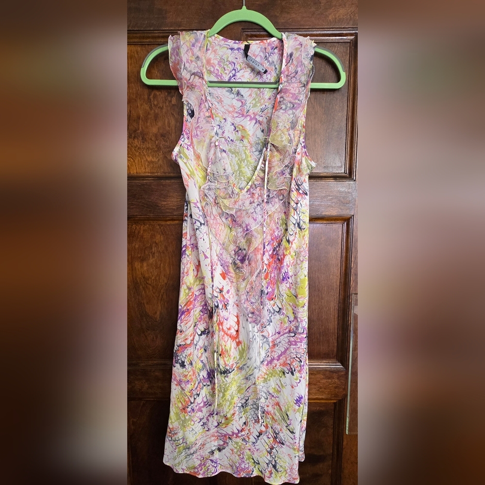 POLECI 100% Silk Dress SZ 8